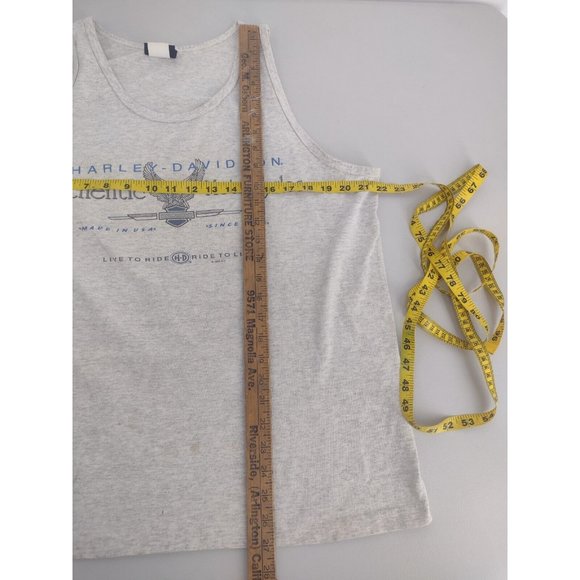 VTG 90s Harley-Davidson Visalia California Eagle Mountain Tank T-Shirt Men XL - Picture 10 of 10